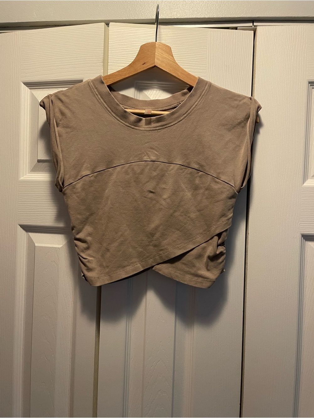 Free people FP movement hot shot crossover cropped top.